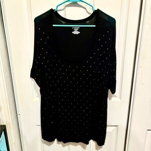 Lane Bryant embellished tee shirt